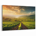 Vineyard Wall Art - Scenic Vineyard Canvas Print for Elegant Home Decor