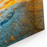 Vibrant Hot Spring Canvas Print - Dramatic Hot Spring Landscape Art