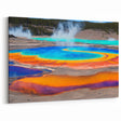 Vibrant Hot Spring Canvas Print - Stunning Colorful Nature Wall Art