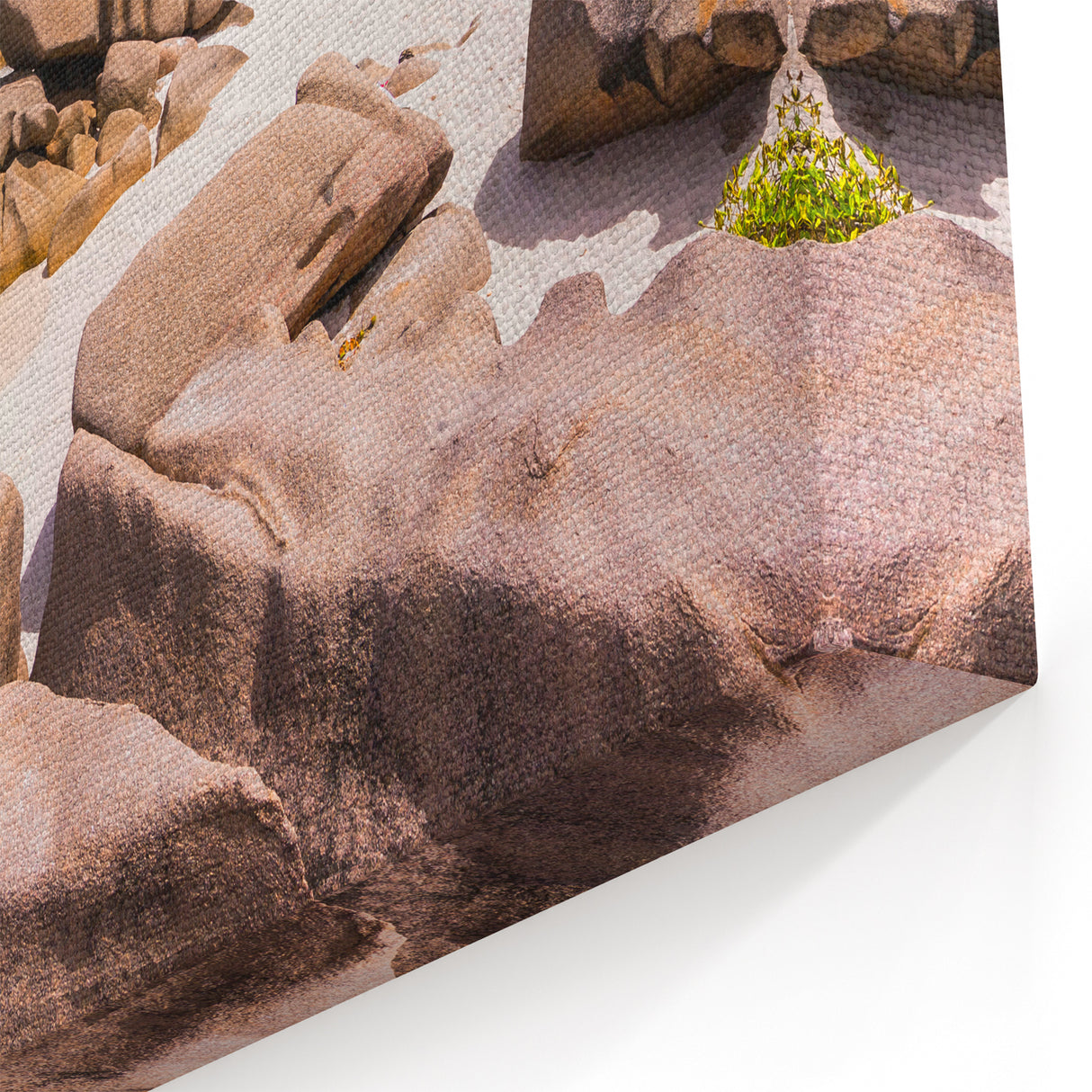 Tropical Beach Rocks - Vibrant Coastal Wall Art, Nature-Inspired Decor