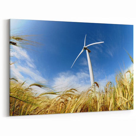 Scenic Windmill Wall Art - Windmill Canvas Print for Home Decor