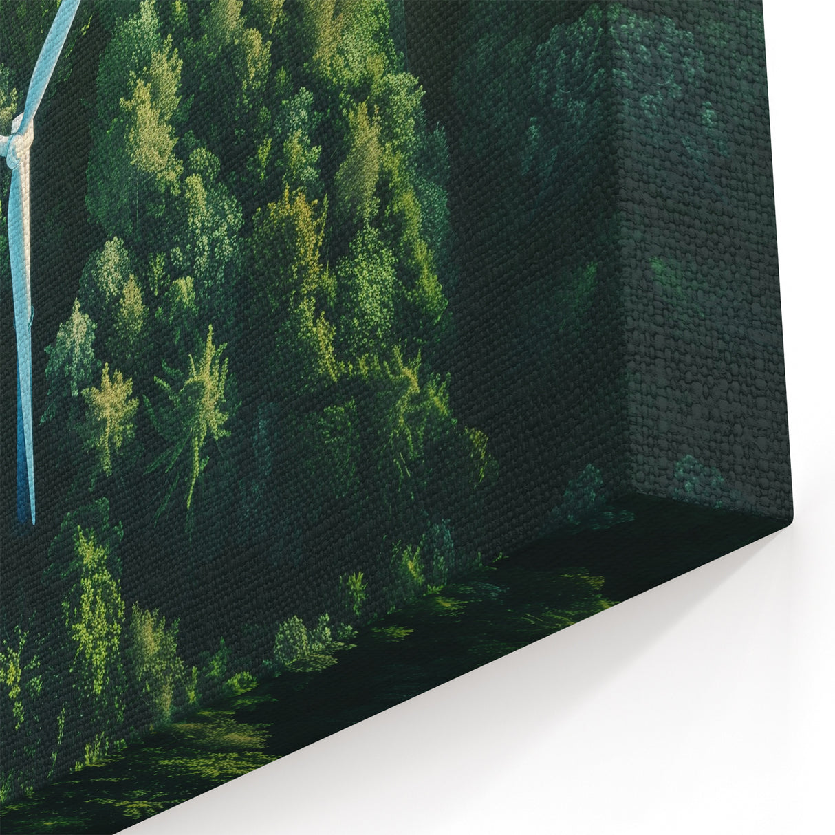 Scenic Windmill Wall Art - Stunning Windmill Canvas Print for Home Decor