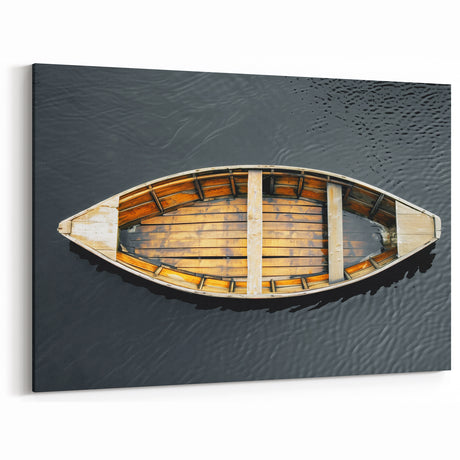 Minimalist Rowboat Wall Art - Nautical Decor for Modern Spaces