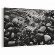 Black and White Rock Art - Elegant Scenic Photography Wall Print