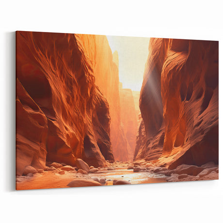 Canyon Rock Art - Captivating Red Rock Landscape Photography Print