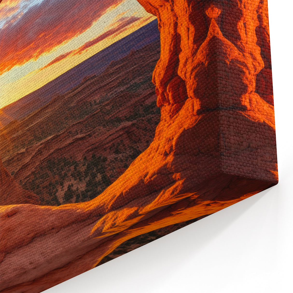 Sunset Rock Arch Art - Stunning Landscape Photography Print