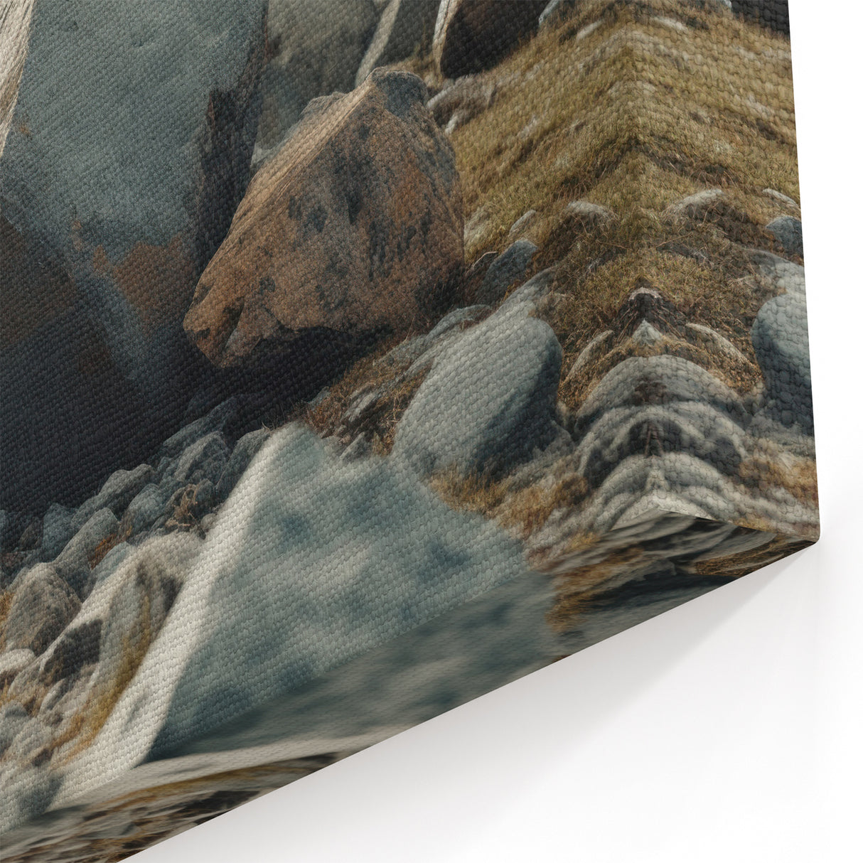 Nature’s Harmony Rock Wall Art - Scenic Mountain Landscape Rock Prints