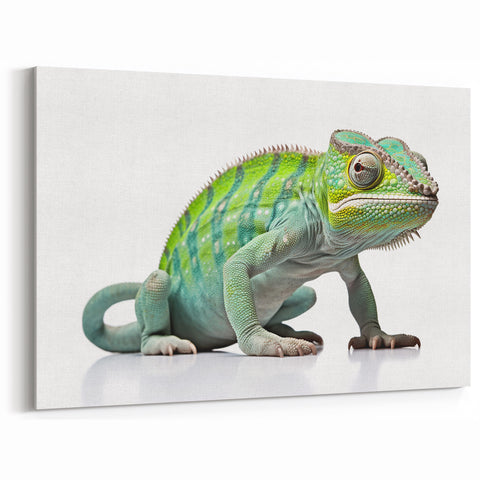 Vibrant Lizard Wall Art - Reptile and Wildlife Canvas Print Decor