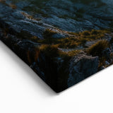 Mountain Helicopter Wall Art - Breathtaking Aviation Canvas Print