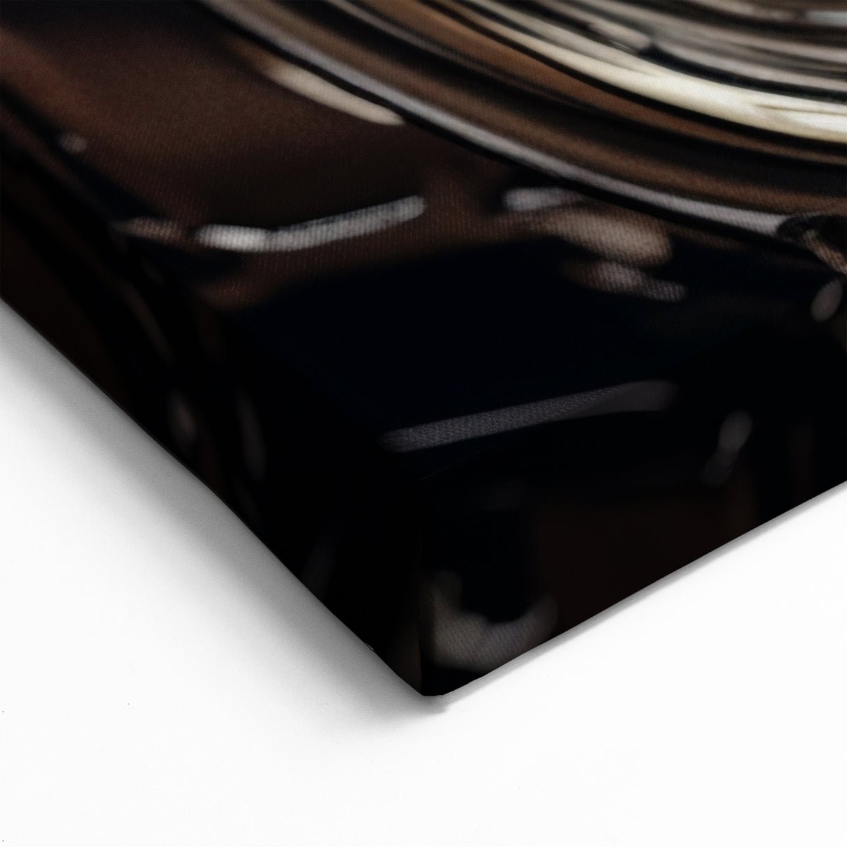 Modern Motorcycle Prints - Engine Detail Chrome Art for Wall Decor