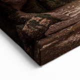 Unique Rock Formation with Trees – Majestic Nature Rock Wall Art