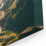 Winding Mountain Road Wall Art - Scenic Pathway in Majestic Hills