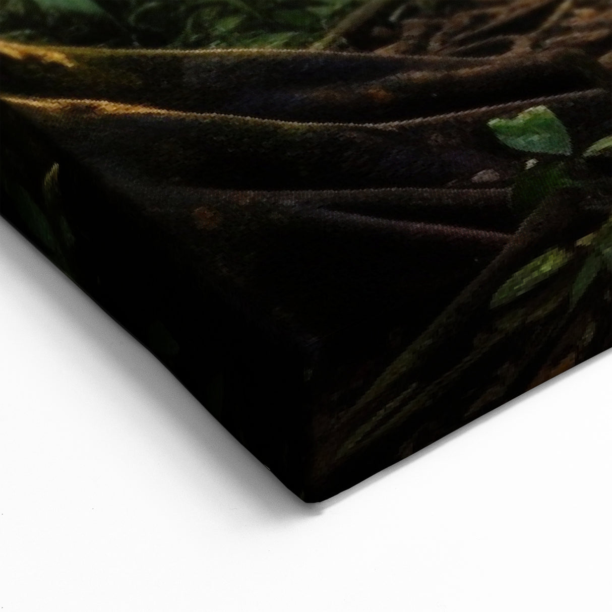 Tranquil Forest Path Wall Art - Serene Wooden Walkway Through Nature