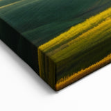 Rolling Hills Valley Wall Art - Serene Pastoral Landscape Canvas Print