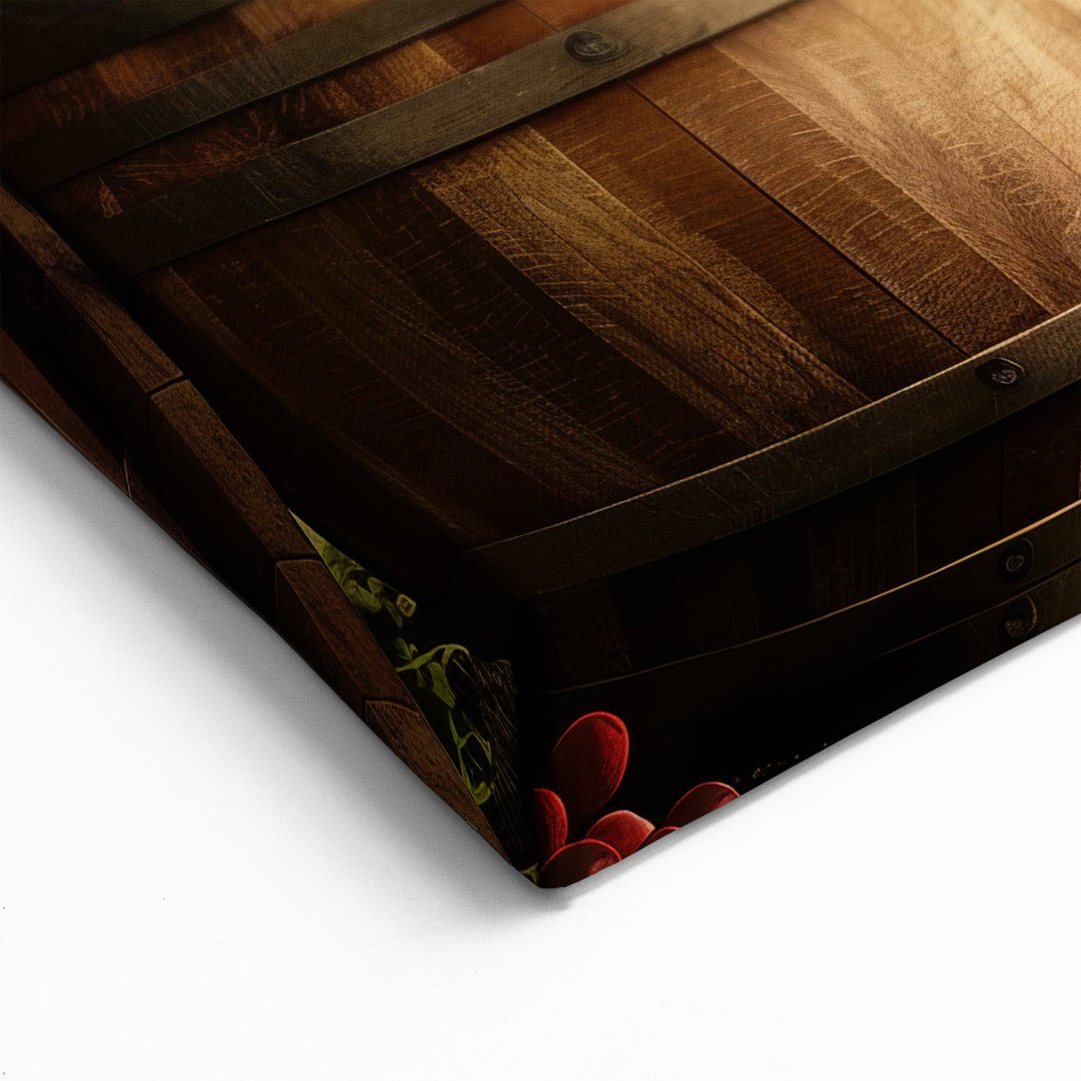 Vineyard Valley Wall Art - Rustic Wine Country Landscape Canvas Print