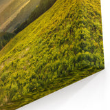 Sunrise Over Valley Wall Art - Breathtaking Mountain Landscape Print