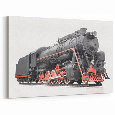 Vintage Steam Train Wall Art - Locomotive Canvas Print for Rail Enthusiasts