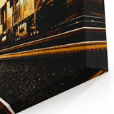 Sunset Freight Train Wall Art - Railroad Poster for Modern Decor
