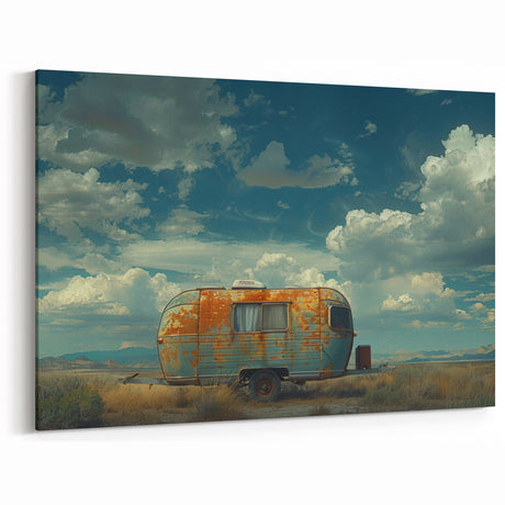 Rustic Caravan Wall Art - Vintage RV Decor for Wanderlust Souls