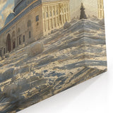 Dome of the Rock Canvas Print - Historic Architecture Wall Art Decor