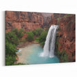 Rustic Waterfall Canvas - Natural Desert Scene Wall Art for Home Decor