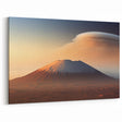 Serene Volcano Landscape Art – Volcanic Eruption Canvas Print