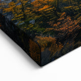 Majestic Volcano Lake Art – Vibrant Landscape Canvas Print