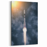 Space Rocket Ascent Wall Art | NASA-Inspired Canvas Prints for Home