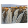 Powerful Waterfall Canvas - Majestic Landscape Waterfall Painting for Home