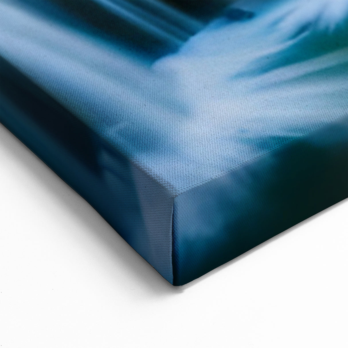 Sunrise Waterfall Canvas - Serene Morning Landscape Waterfall Painting