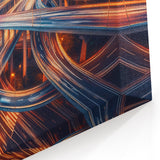 Dynamic City Overpass Art – Vibrant Urban Roadway Canvas for Modern Spaces