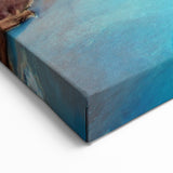 Vibrant Waterfall Canvas - Striking Desert Scene Wall Art for Home Decor