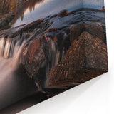 Peaceful Waterfall Canvas - Serene Nature Scene Wall Art for Home Decor