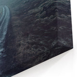 Misty Mountain Road Landscape Wall Art - Serene Pathway Journey Print
