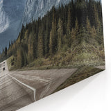 Majestic Mountain Highway Wall Art - Scenic Road Journey Landscape Print