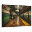 Rustic Subway Tunnel Wall Art - Urban Decay Subway Station Decor