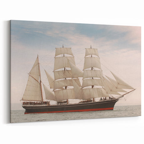 Vintage Sailing Ship Wall Art - Nautical Maritime Decor for Home
