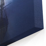 Moonlit Ship Wall Art - Mysterious Nautical Night Voyage Decor