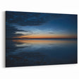 Twilight Reflections Canvas - Tranquil Skyscape and Water Wall Art