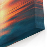 Tranquil Sunset Reflections Art – Serene Sky and Water Wall Decor