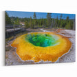 Vibrant Geyser Wall Art - Colorful Thermal Pool Landscape Canvas Print