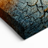 Dynamic Geyser Wall Art - Vibrant Cracked Earth Landscape Canvas Print