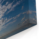 Blue Sky Cloudscape Art - Expansive Sky and Clouds Canvas Print Decor