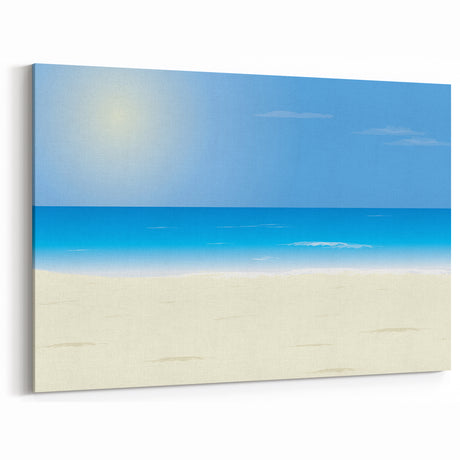 Acapulco Beach Serenity Wall Art – Mexican Coastal Canvas Print
