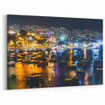 Acapulco Harbor Night Scene Wall Art – Mexican Coastal City Print