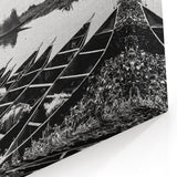 Black and White Canoes in Mali - African Scenery Photography Print
