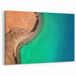 Baja California Sur Wall Art: Aerial View of Turquoise Coastline