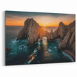 Golden Sunset Over Baja California Arch - Scenic Mexico Wall Art Print