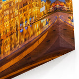 Baku Cityscape at Night - Azerbaijan Skyline Art - Illuminated Landmark