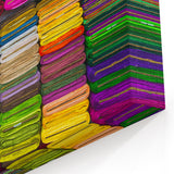 Vibrant Bangladeshi Fabrics - Colorful Textile Art for Your Walls